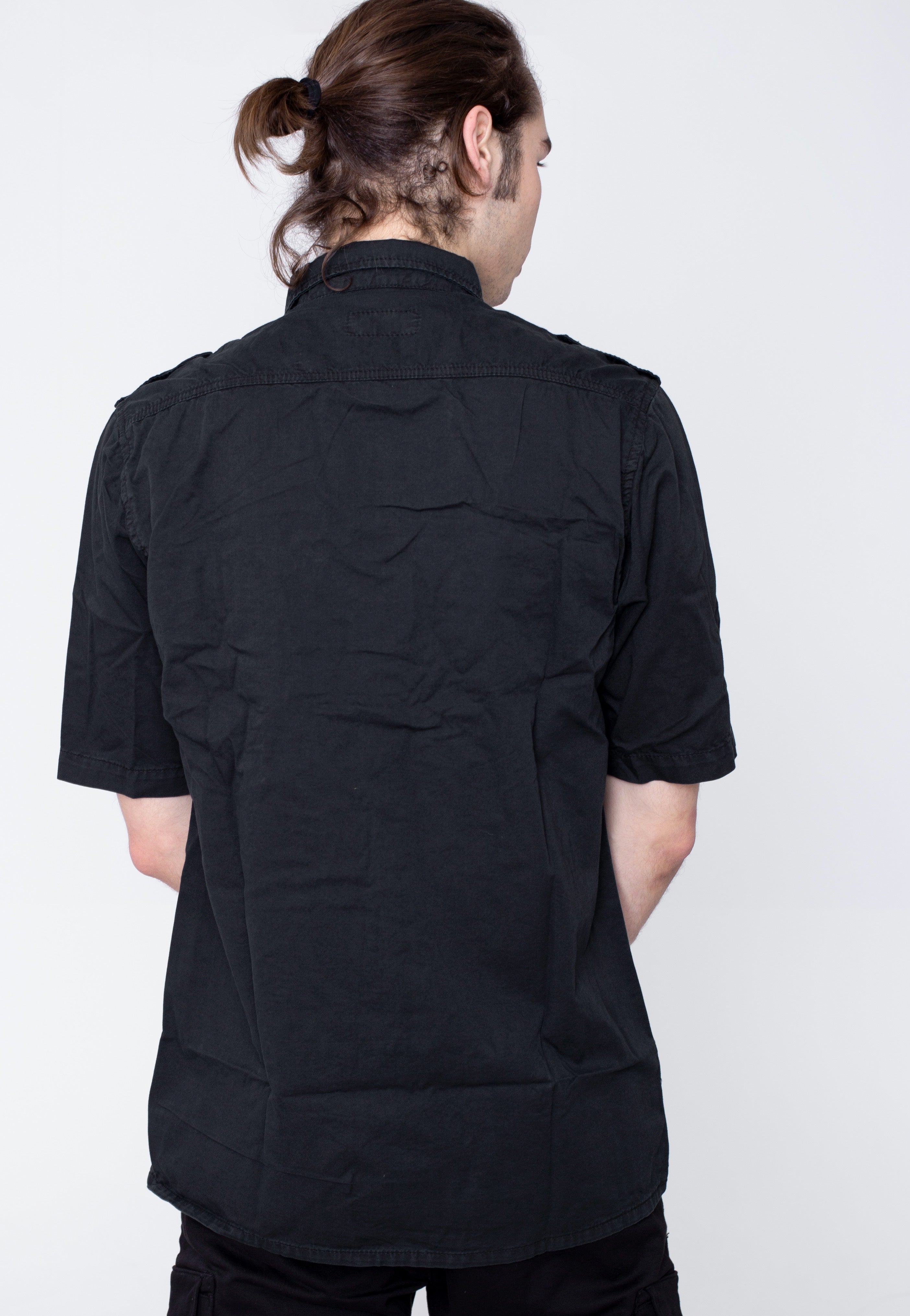 surplus-m65-basic-short-arm-chemise-homme-noire-m image 2