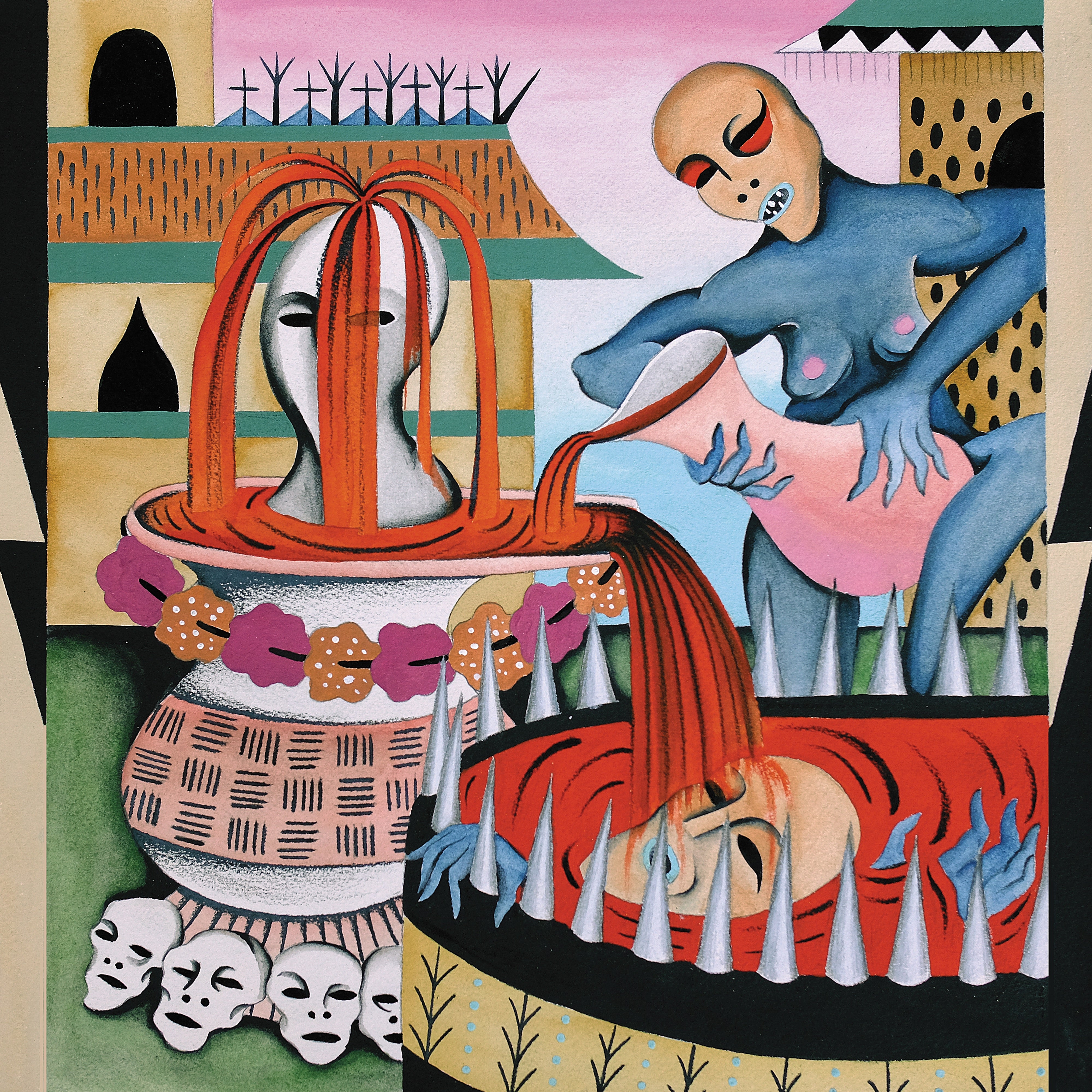 closed-casket-activities-gulch-impenetrable-cerebral-fortress-vinyle-gold image 1