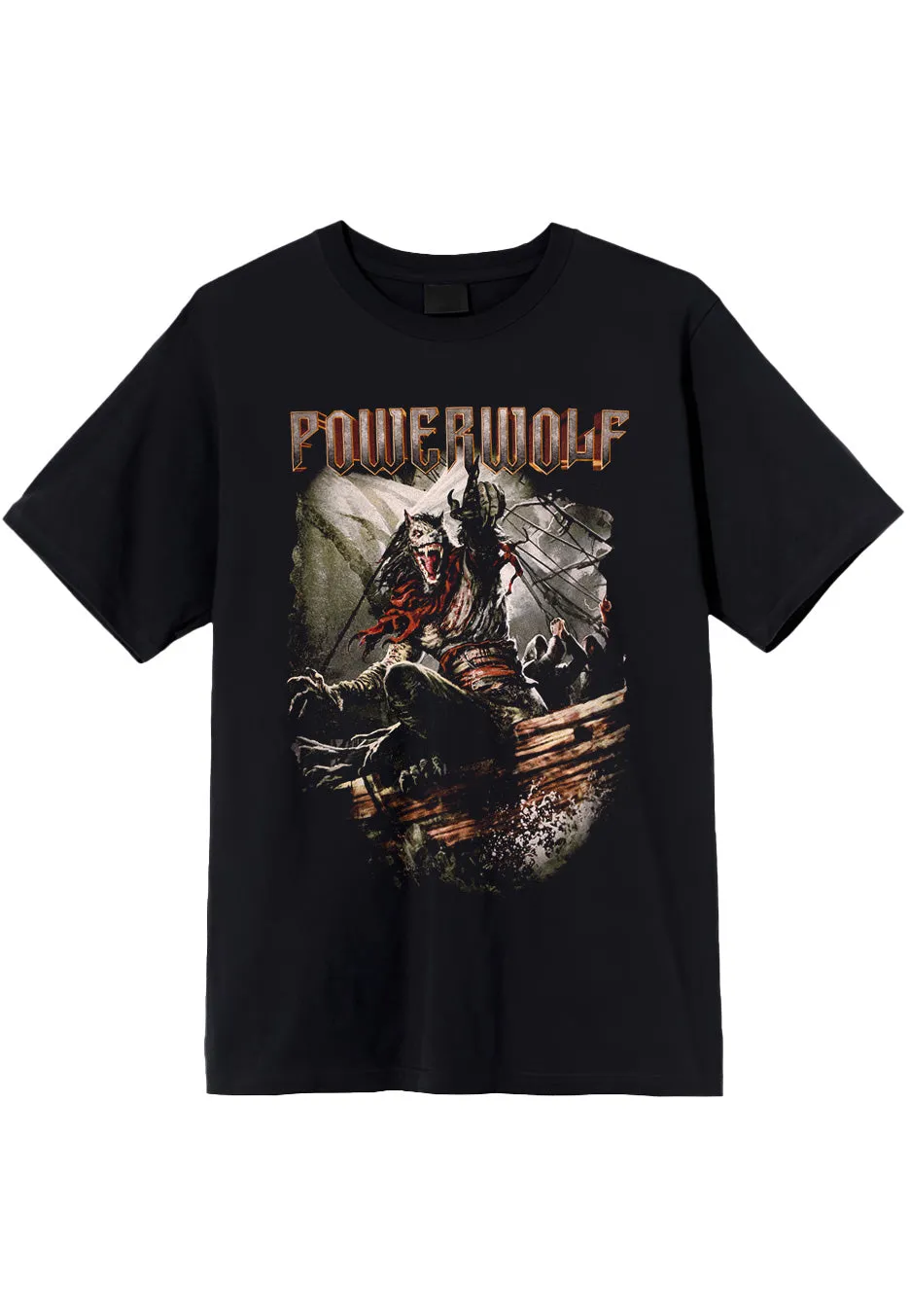 powerwolf-sainted-by-the-storm-t-shirt-noir-taille-l image 1