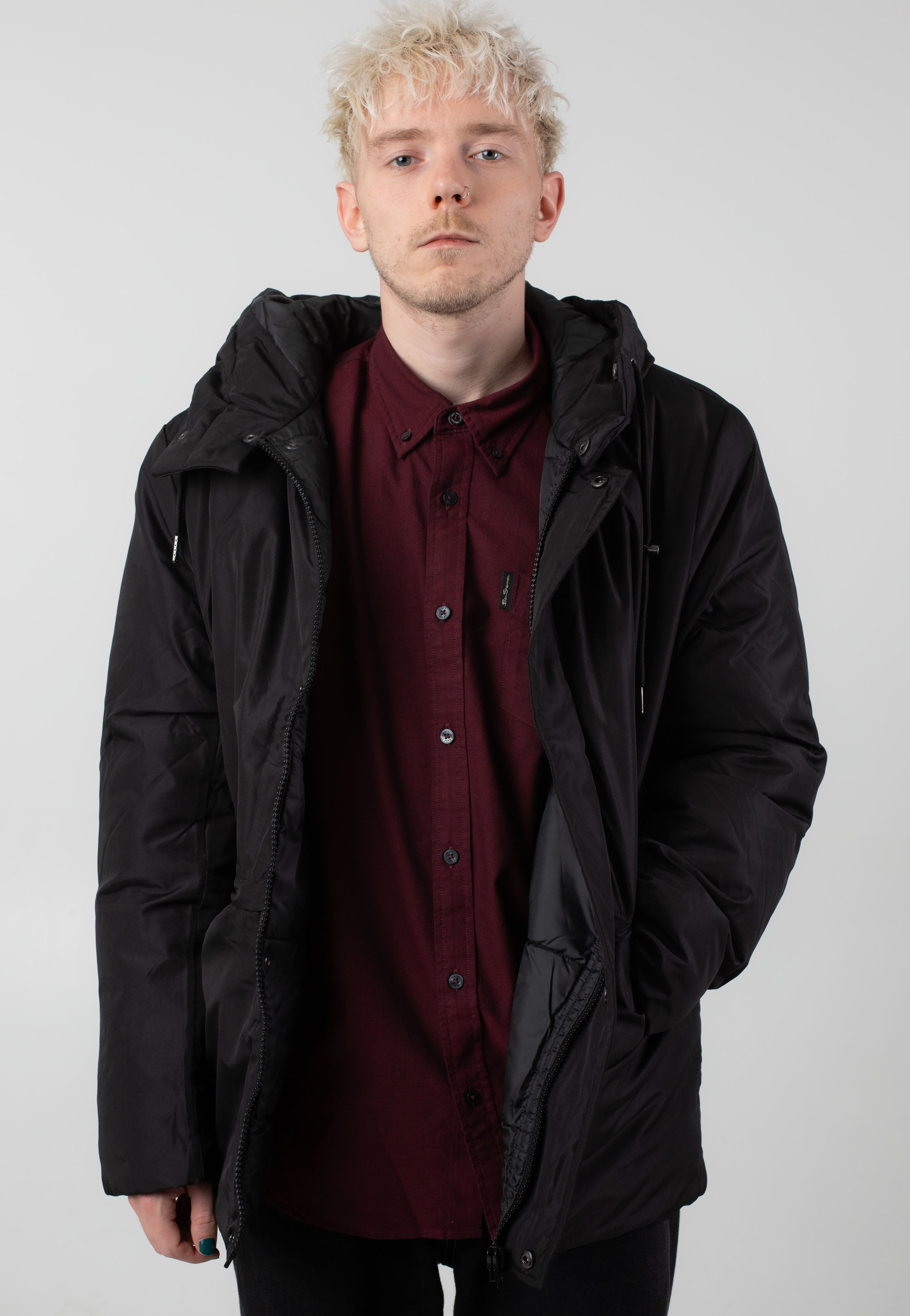 only-sons-odin-black-veste-hiver-homme-noire-m image 3