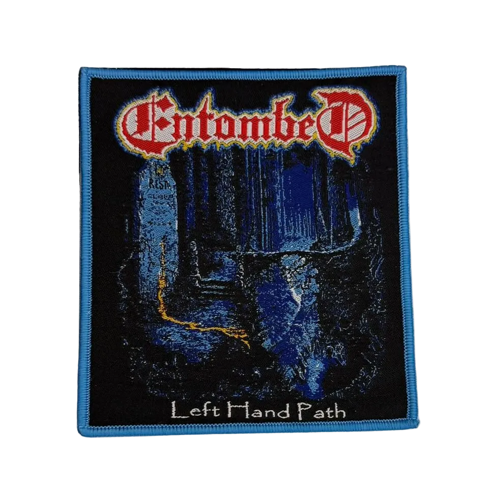 783punx-entombed-left-hand-path-patch-tiss-bordure-jaune image 4