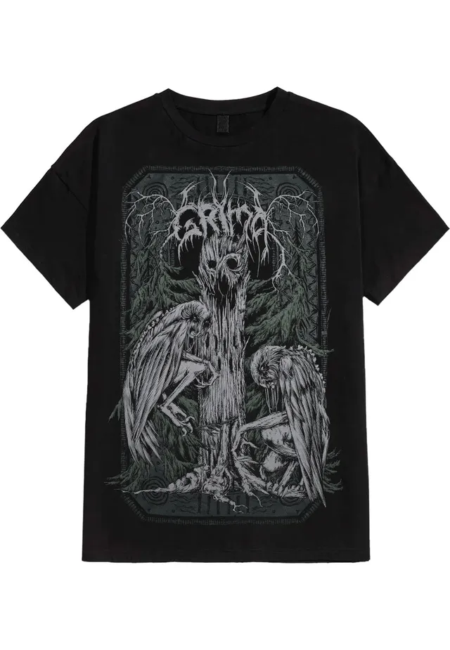 grima-idol-t-shirt-noir-homme-manches-courtes image 1