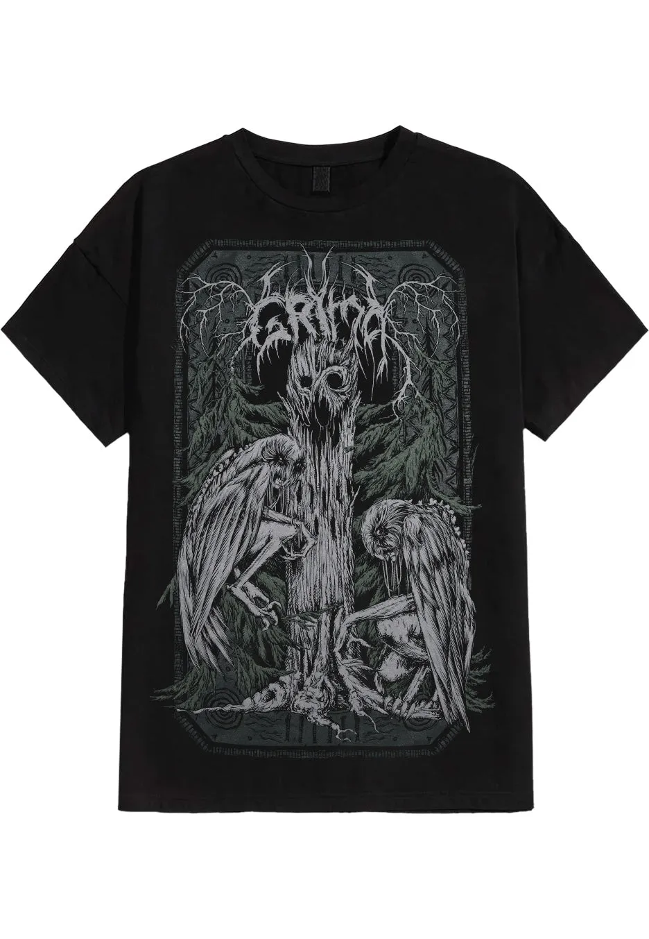 grima-idol-t-shirt-noir-homme-manches-courtes image 1