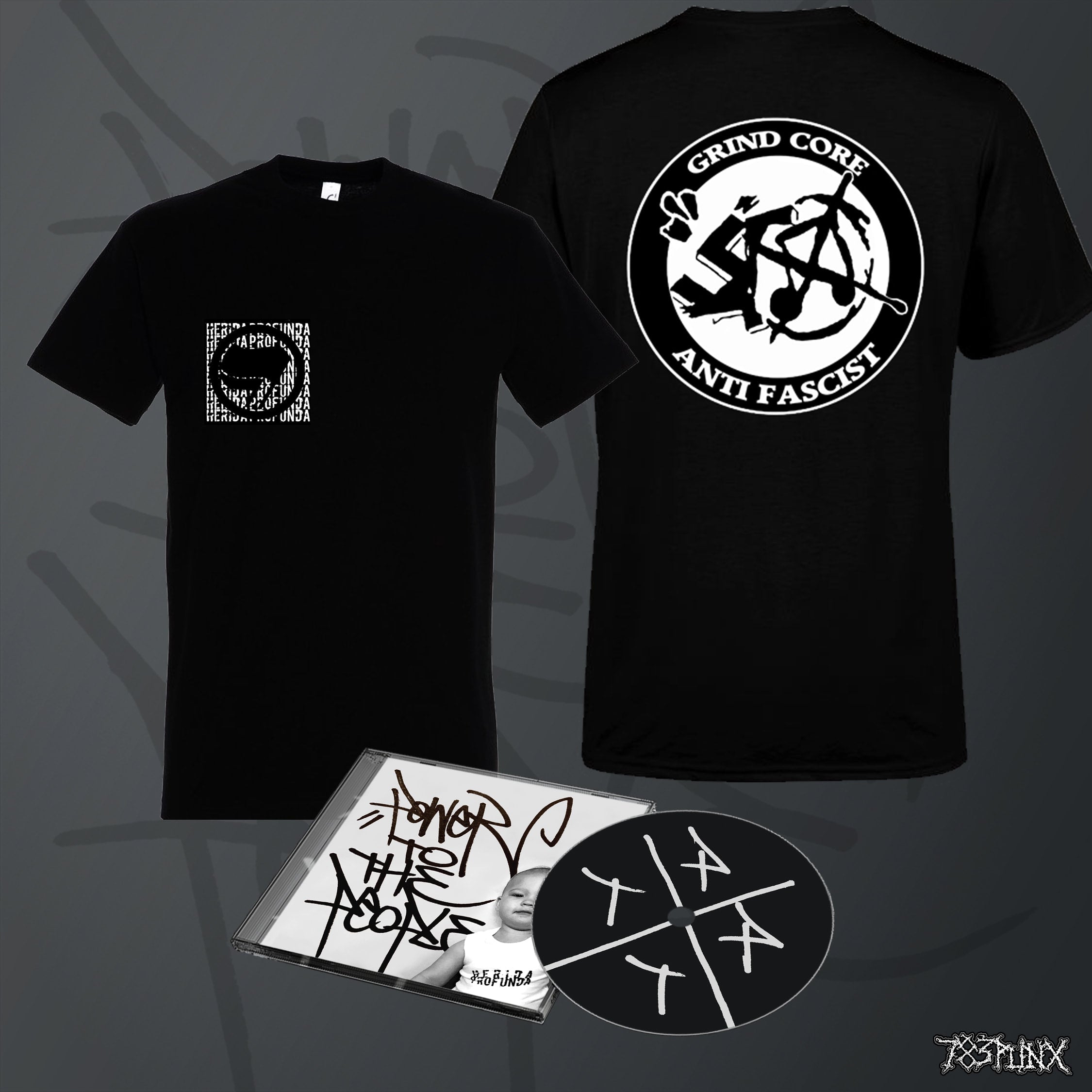 herida-profunda-power-to-the-people-bundle-cd-t-shirt-l image 1