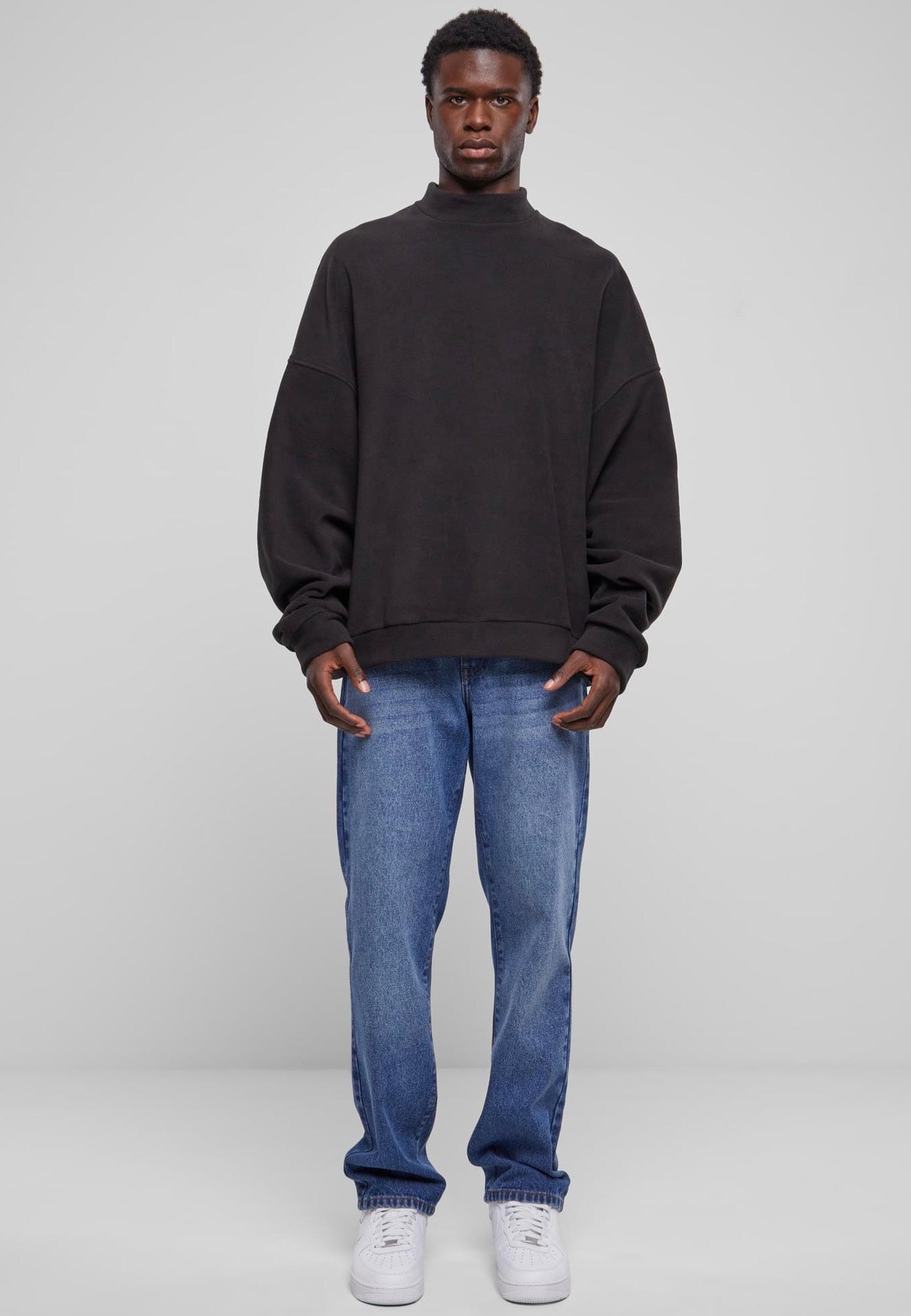 urban-classics-oversized-polar-fleece-sweater-noir-s-xxl image 5