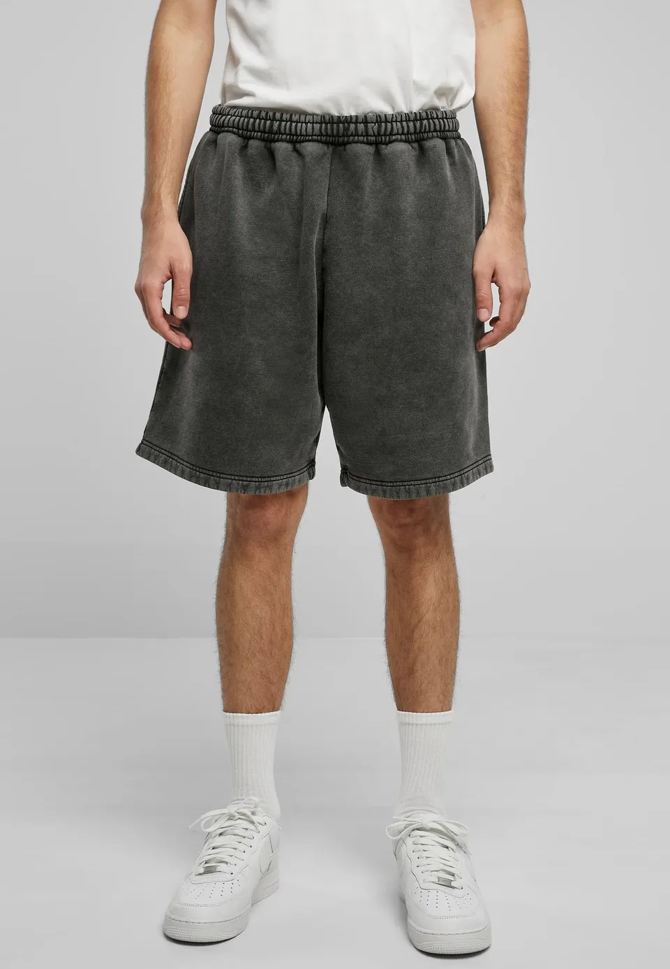 urban-classics-heavy-short-sweat-noir-d-lav image 1