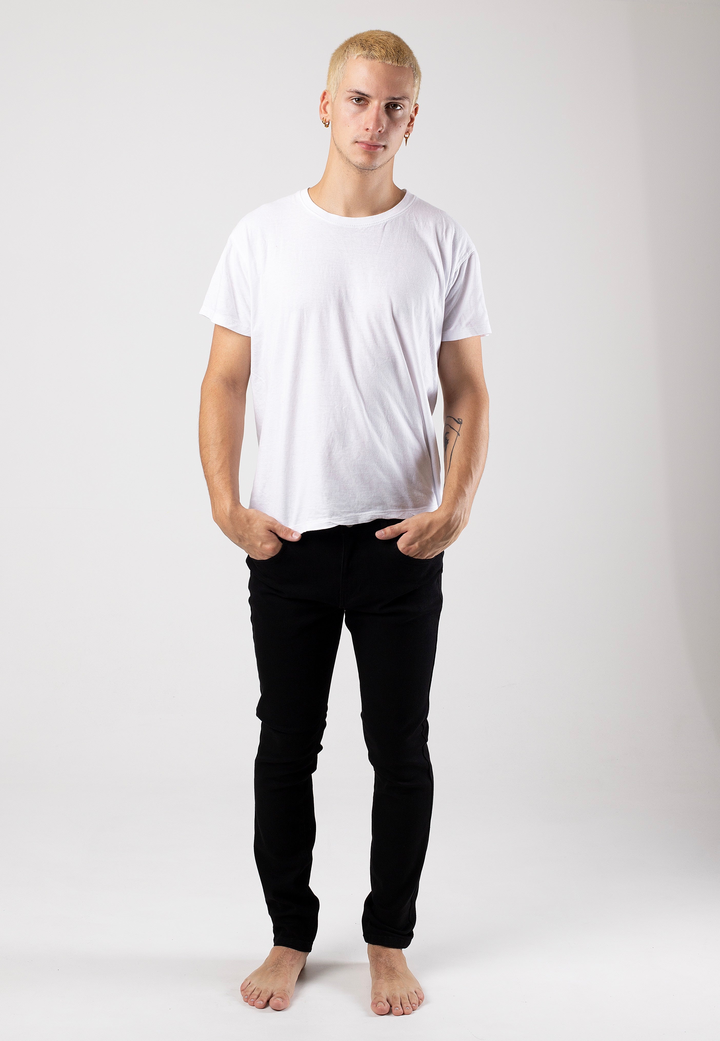 only-sons-warp-skinny-jean-noir-denim-homme image 2