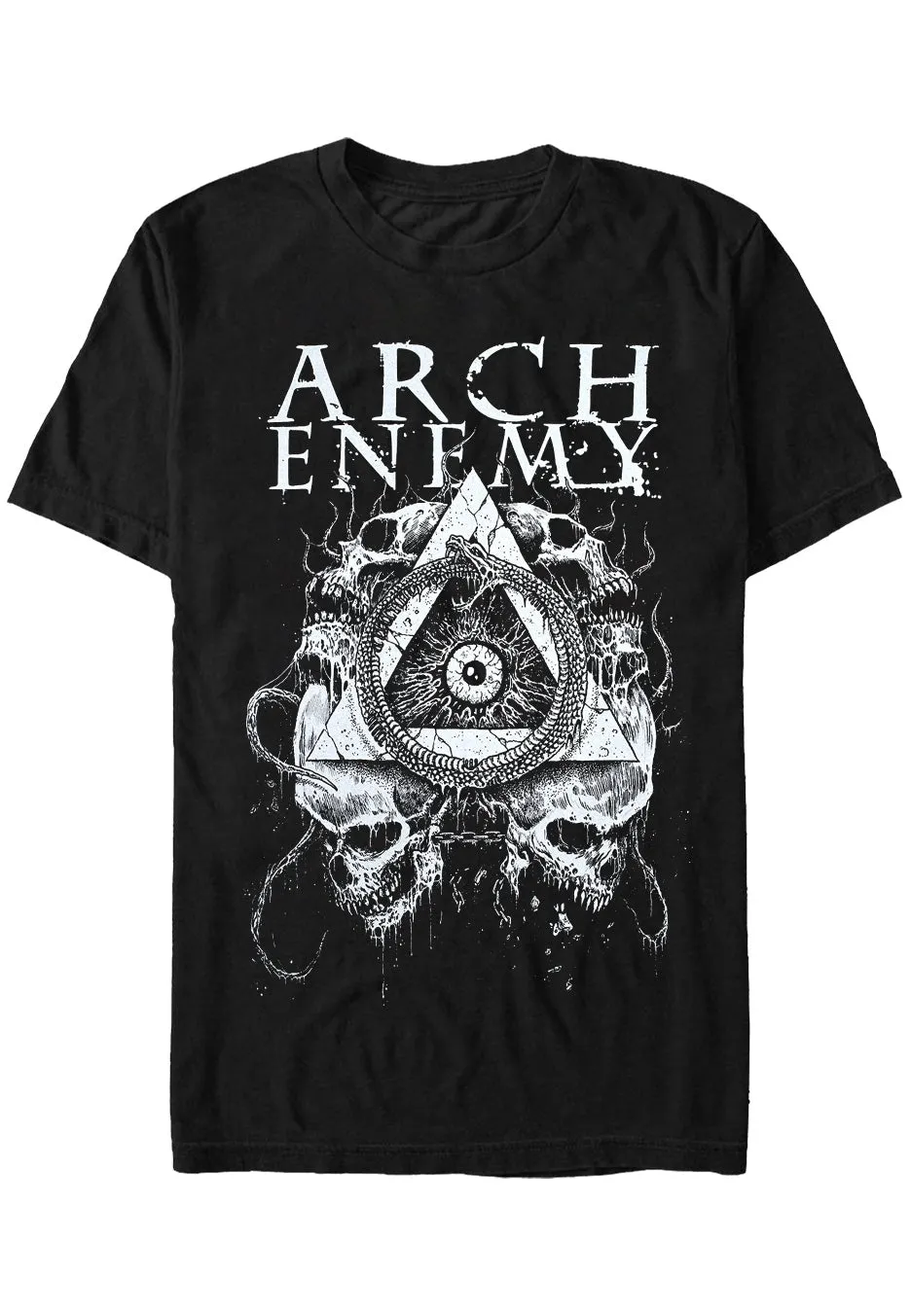 arch-enemy-skull-pyramid-t-shirt-noir-homme-metal image 1