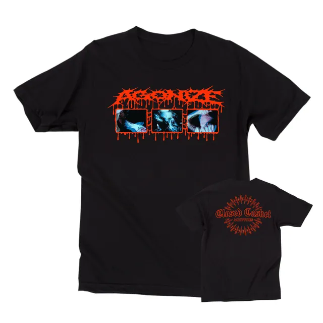 closed-casket-activities-agonize-drip-t-shirt-noir-100-coton image 1