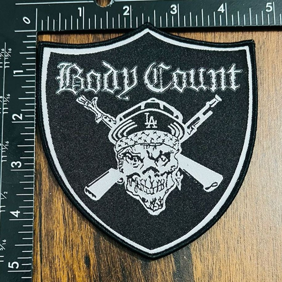 body-count-badge-patch-tiss-bord-noir image 4