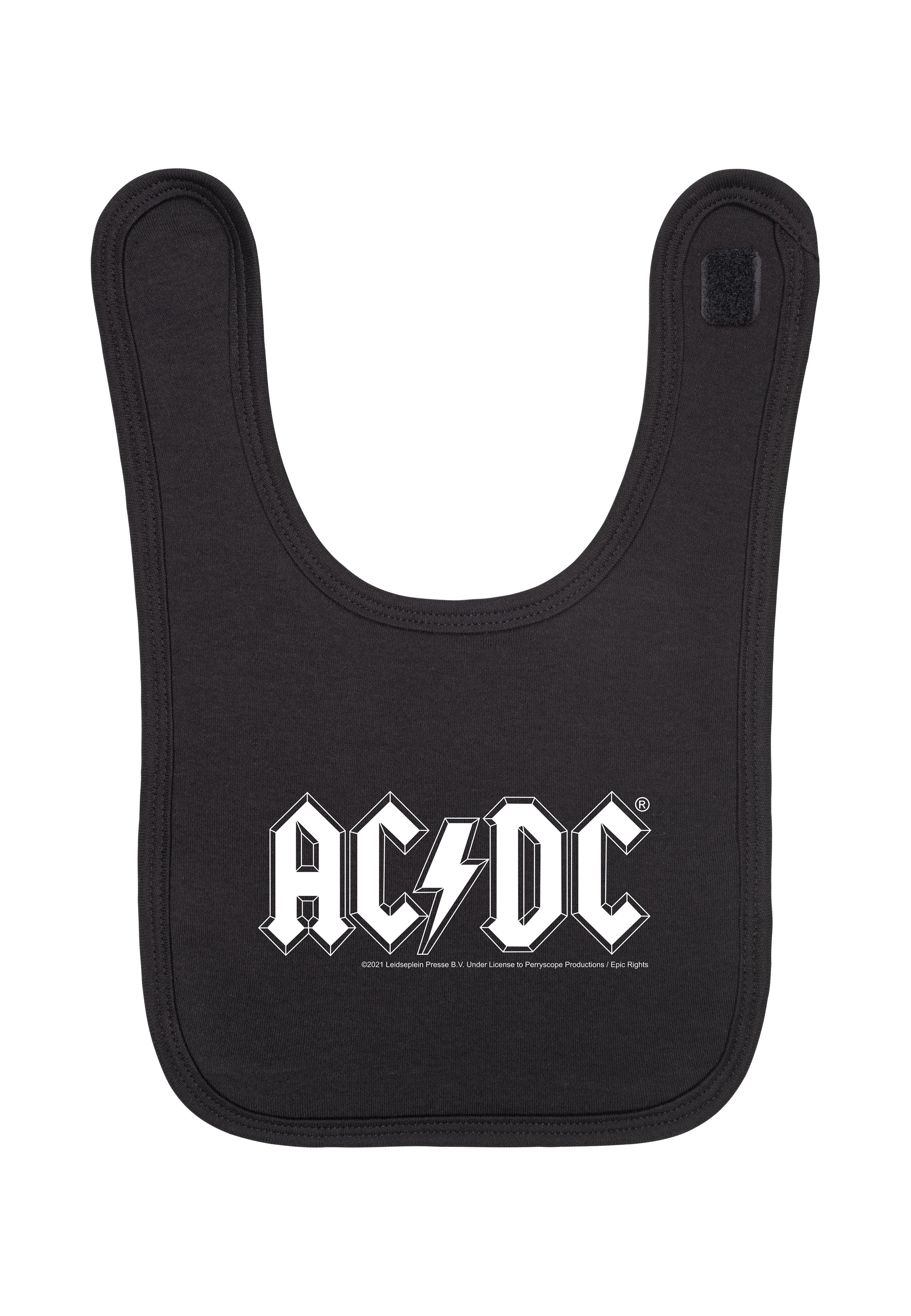 ac-dc-logo-bavoir-b-b-noir-coton-taille-unique image 2