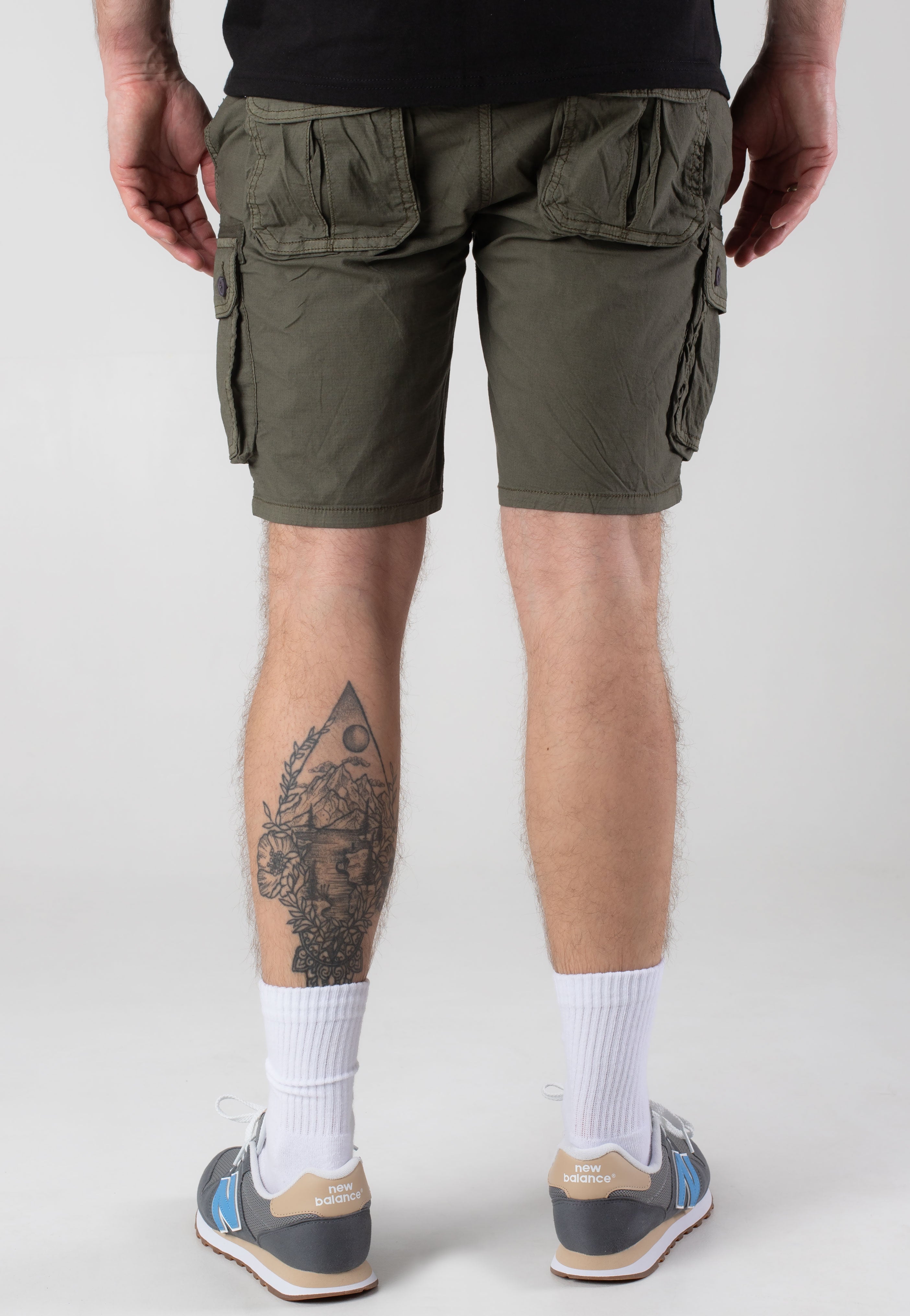 indicode-lanny-army-short-cargo-vert image 2