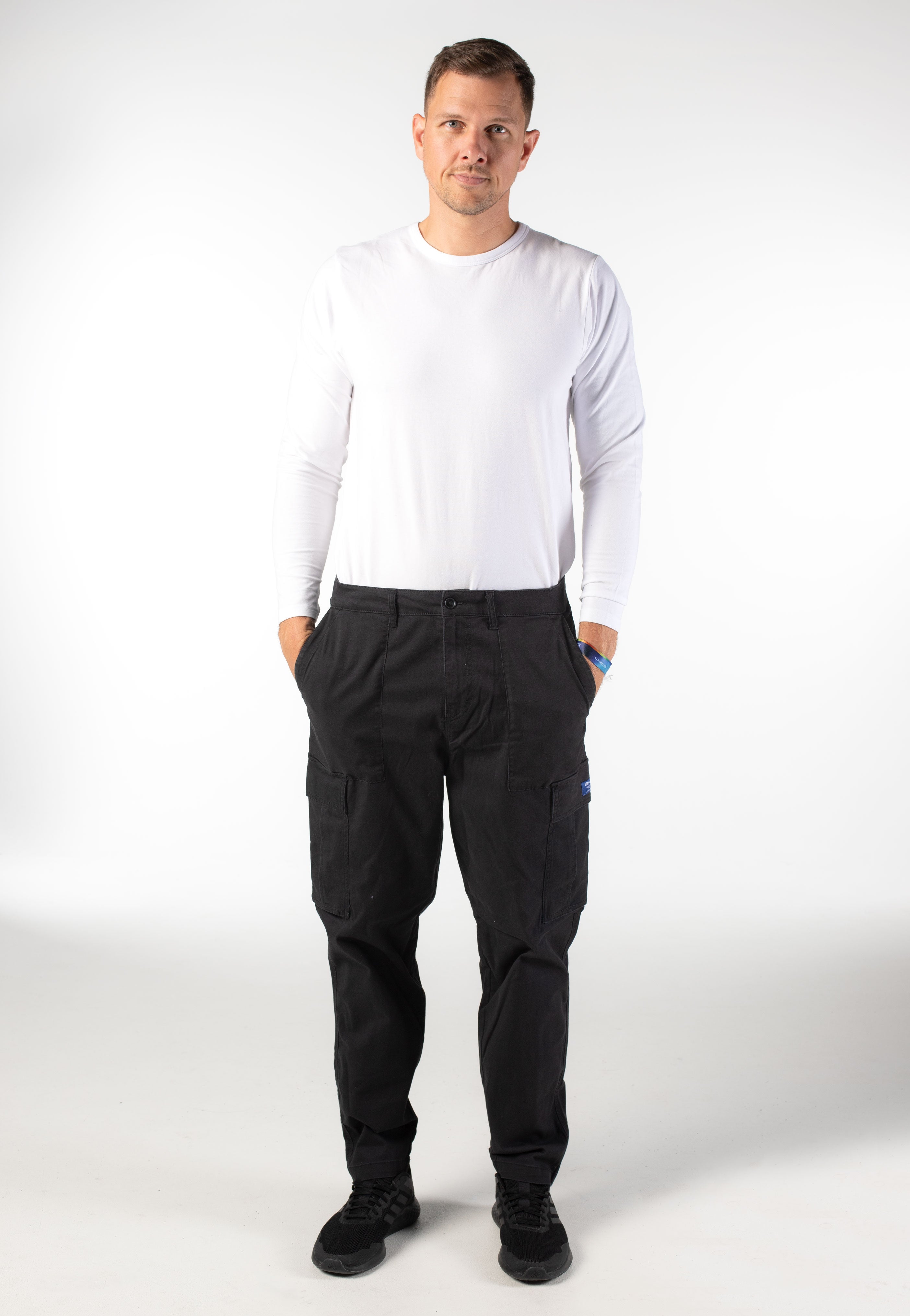 only-sons-wills-0341-tapered-pantalon-noir-jet-black image 1
