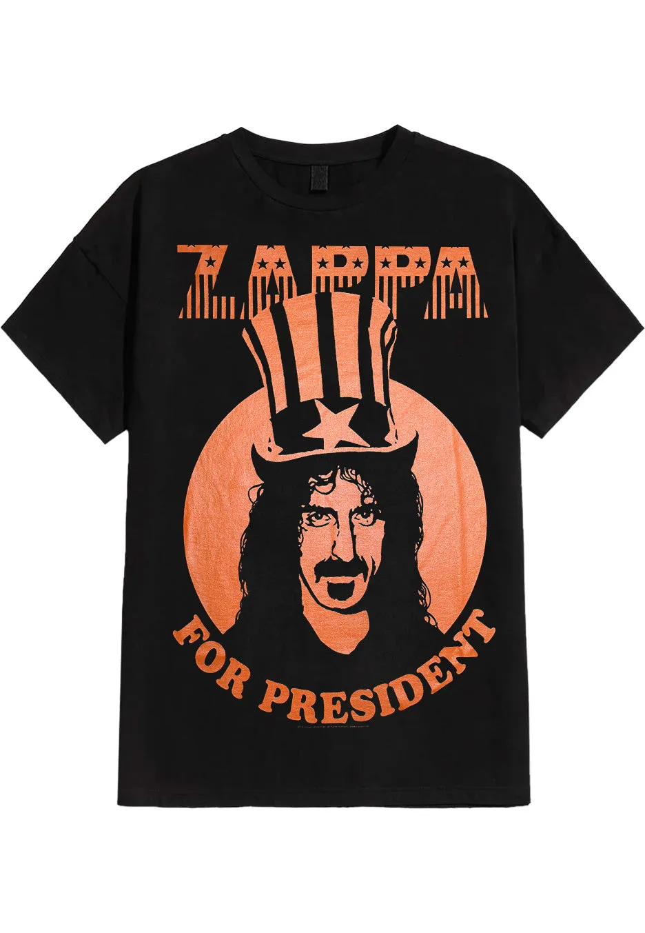 frank-zappa-for-president-t-shirt-noir image 1
