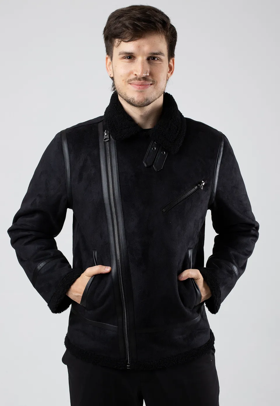 only-sons-robyn-veste-aviateur-noir-homme image 1