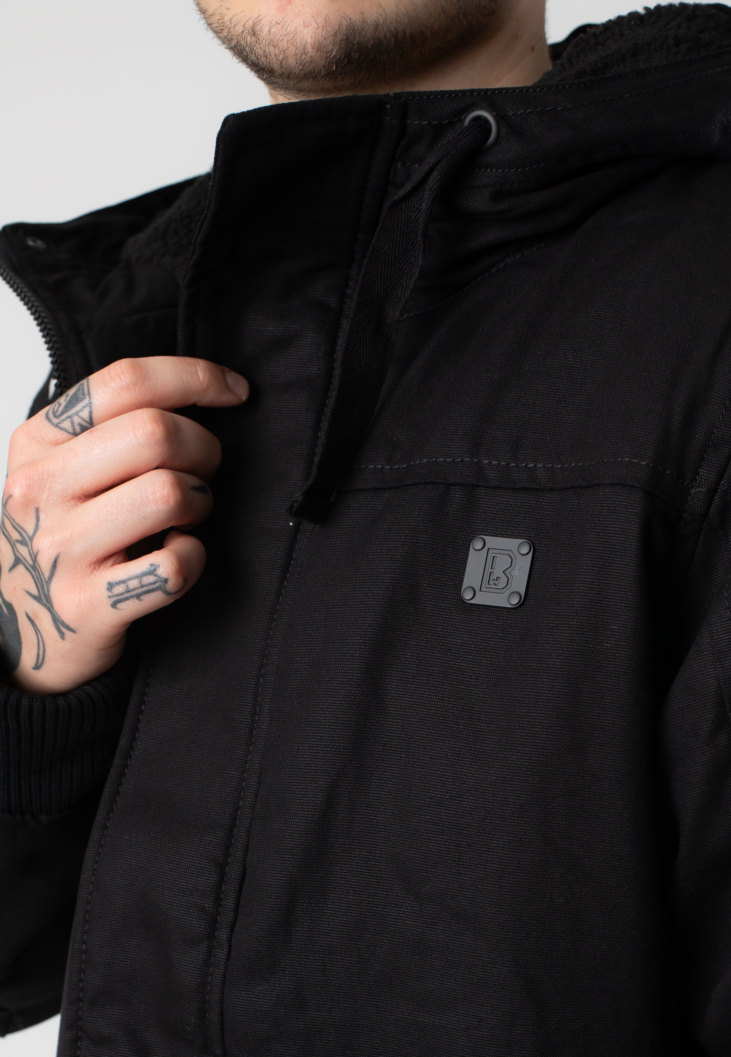 brandit-essential-black-veste-noire-homme-streetwear-hiver image 5