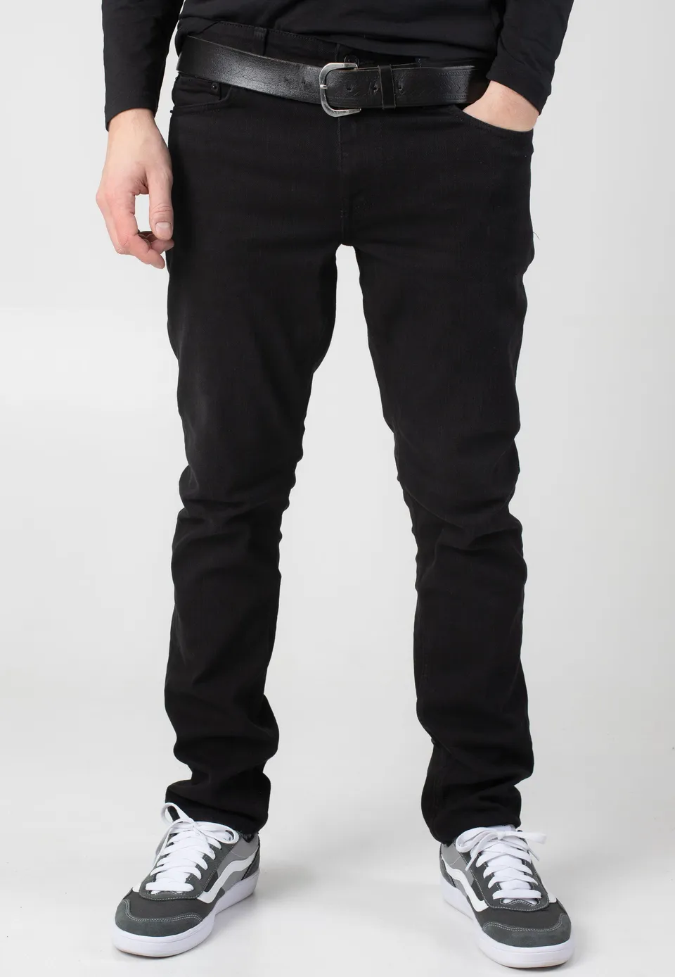 only-sons-loom-slim-jean-slim-homme-noir-denim image 1