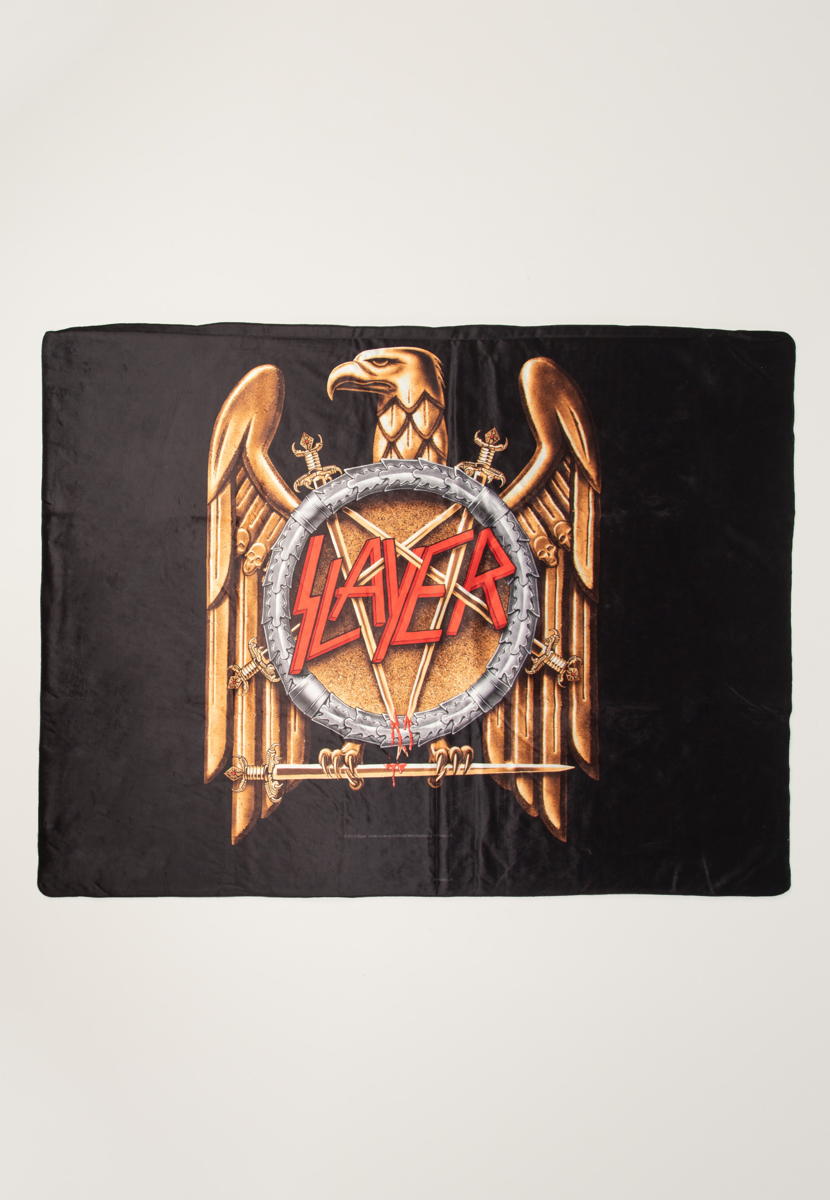 slayer-golden-eagle-plaid-polaire-multicolore-thrash-metal image 1