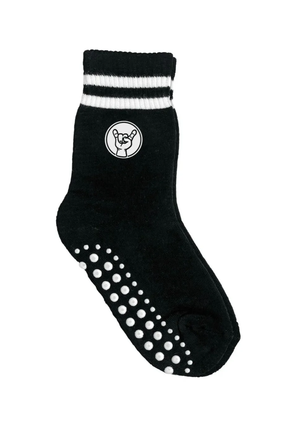 metal-kids-metal-kid-kids-chaussettes-enfant-noires-coton image 1
