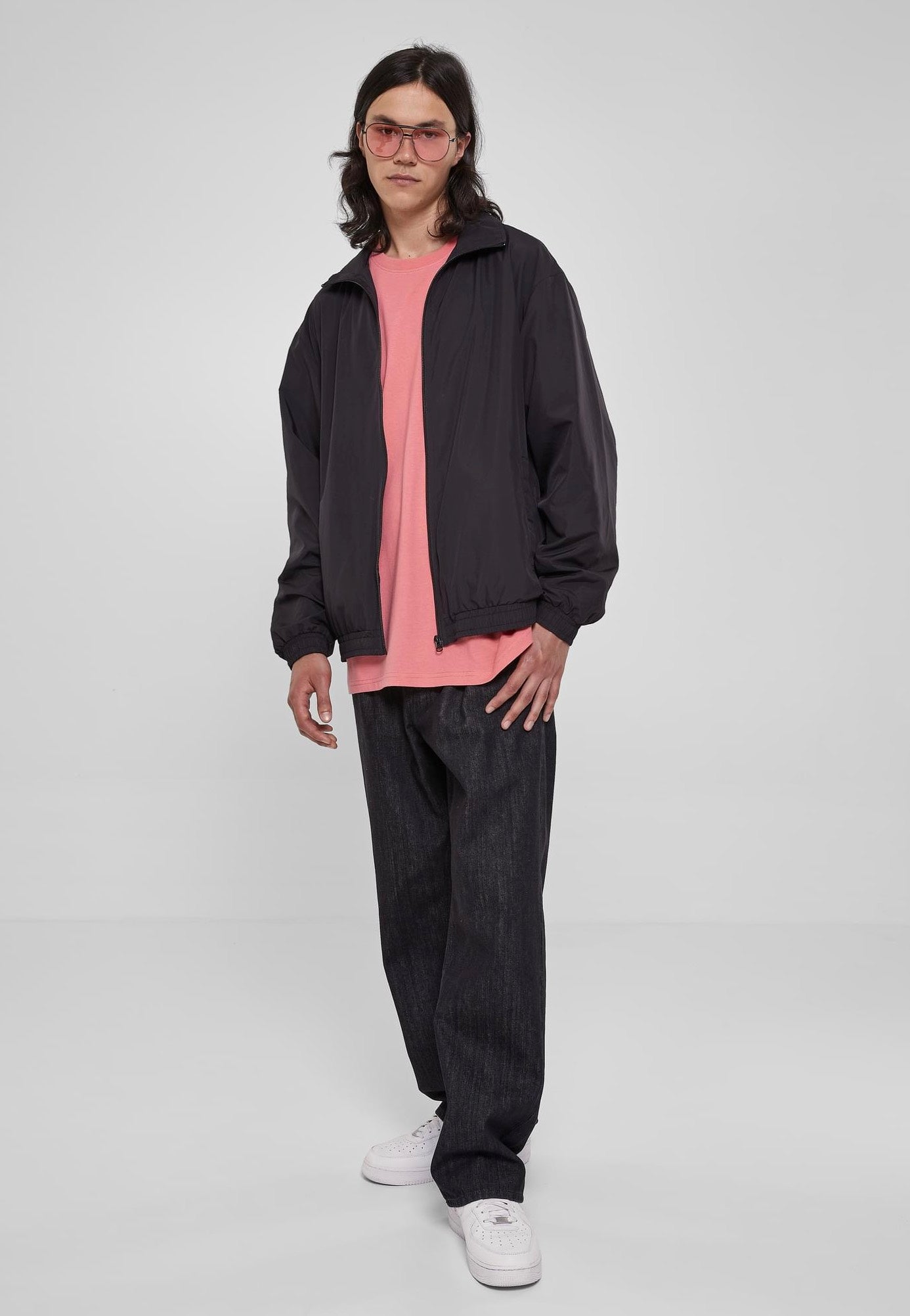 urban-classics-wide-track-veste-noire-homme-taille-m image 2