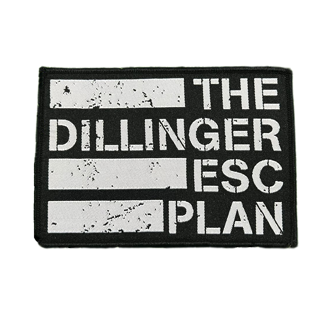 dillinger-escape-plan-logo-patch-tiss-bordure-noire image 2