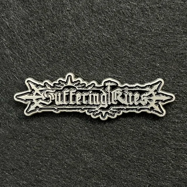 suffering-rites-pin-s-metal-logo-mail image 1
