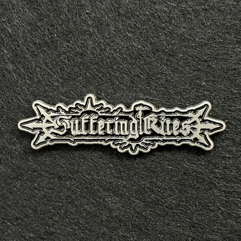 suffering-rites-pin-s-metal-logo-mail image 1