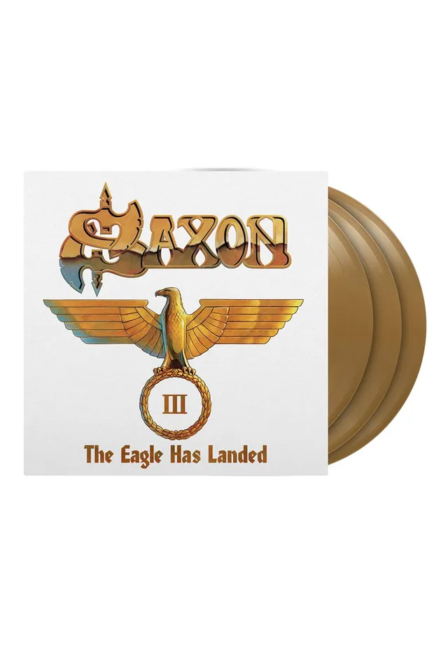 saxon-the-eagle-has-landed-iii-triple-vinyle-dor image 1