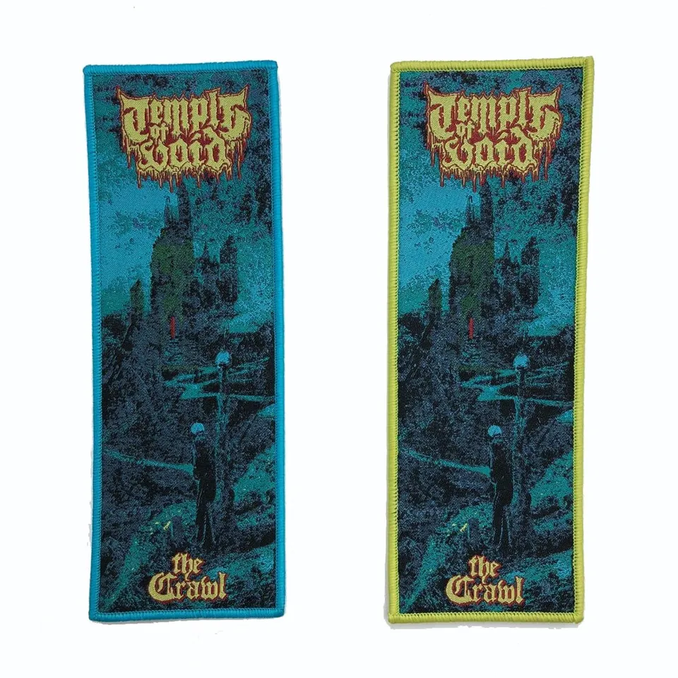 temple-of-void-the-crawl-patch-stripe-tiss-bordure-verte image 1
