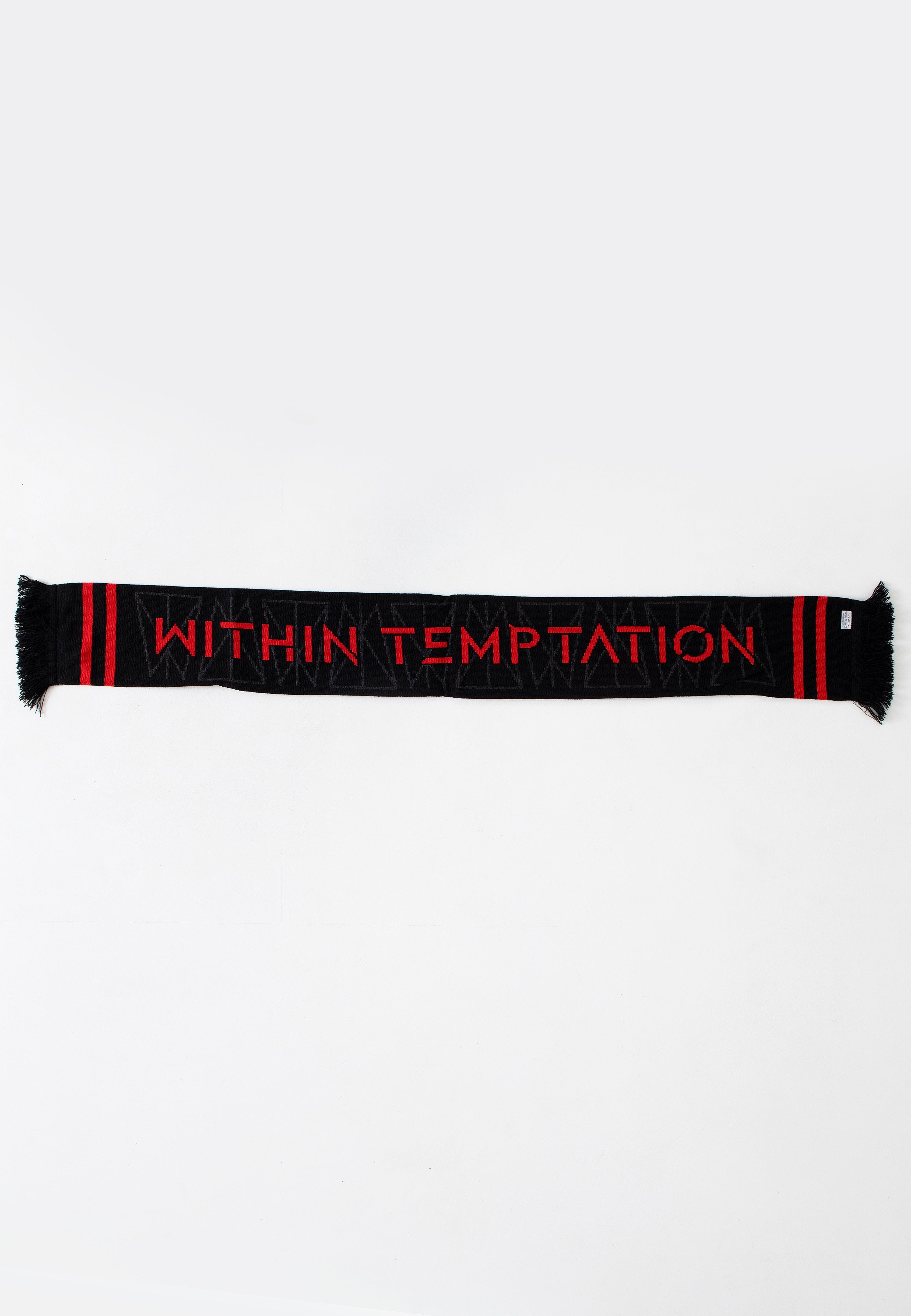 within-temptation-logo-charpe-noire-tricot image 2