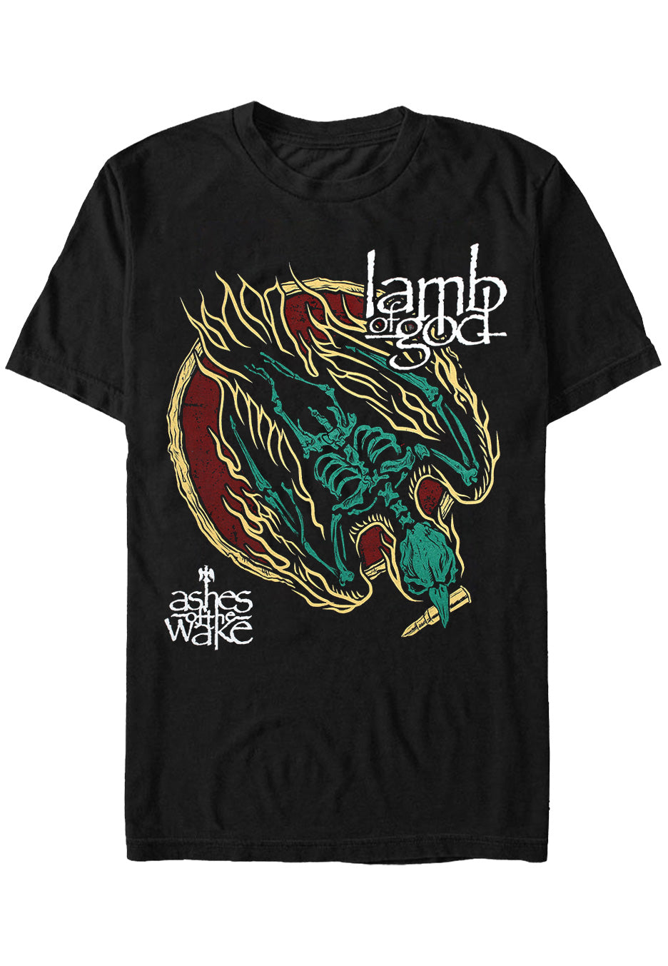 lamb-of-god-ashes-of-the-wake-t-shirt-noir-homme-thrash image 1