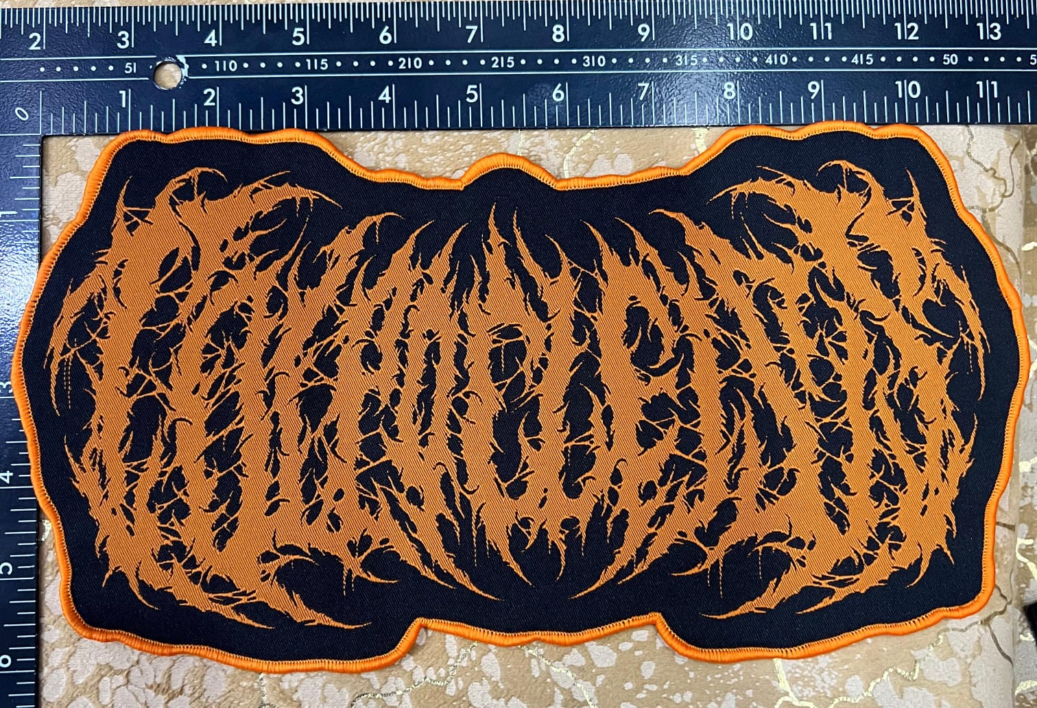 colpocleisis-logo-patch-tiss-oversize-contour-noir image 5