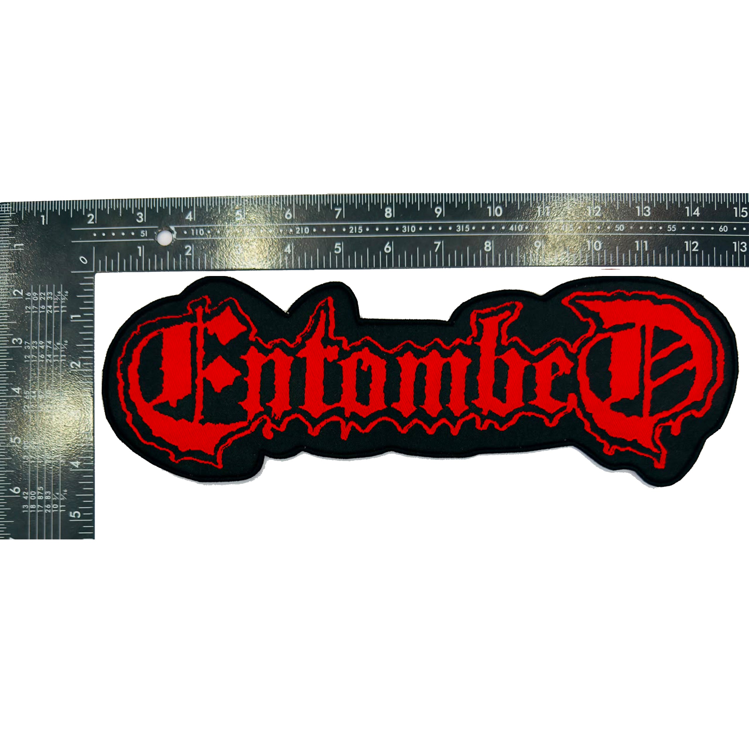 entombed-logo-patch-oversized-tiss-bordure-noire image 3