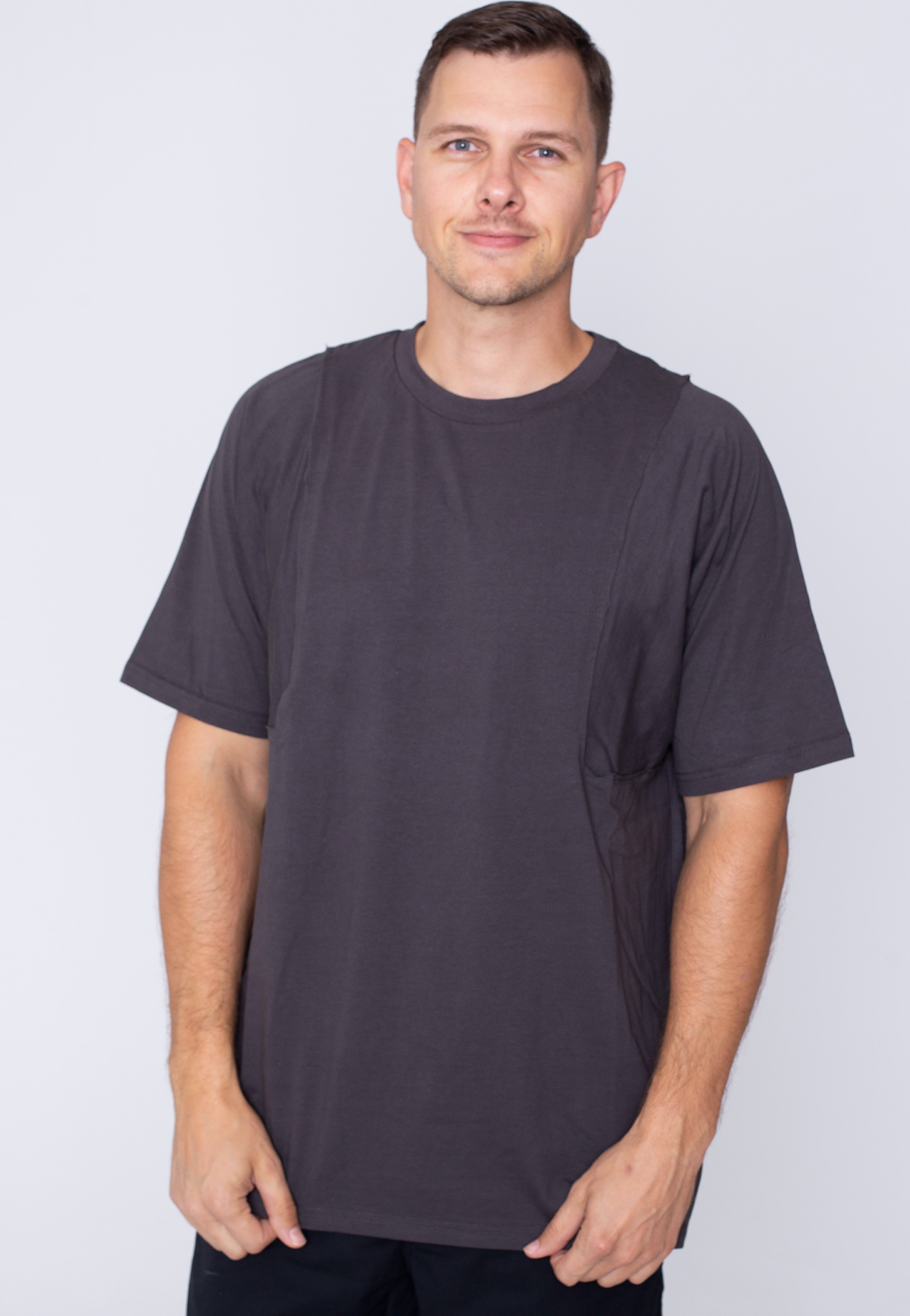 urban-classics-organic-wing-sleeve-black-bird-t-shirt-noir image 1
