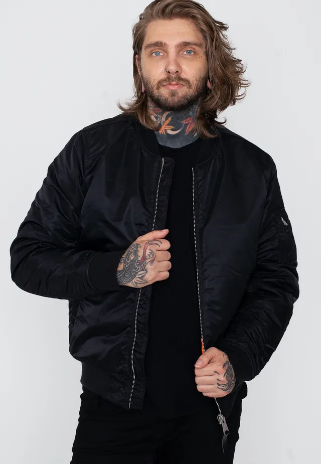 vintage-industries-westford-ma1-veste-bomber-noir image 1