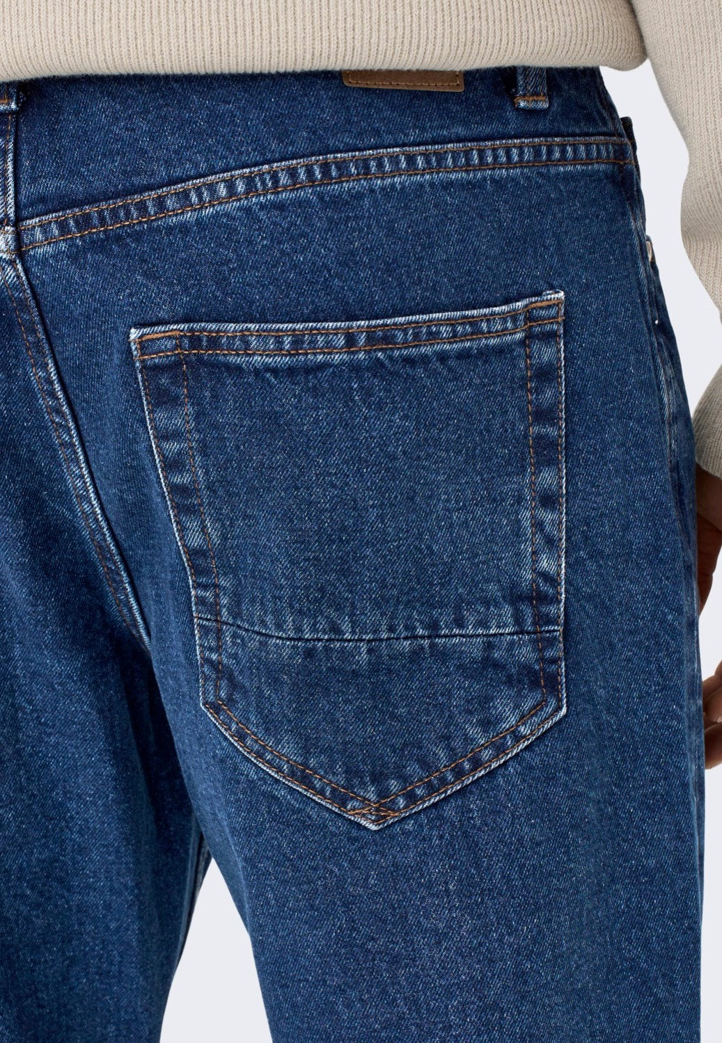 only-sons-avi-beam-jean-bleu-homme-loose image 4