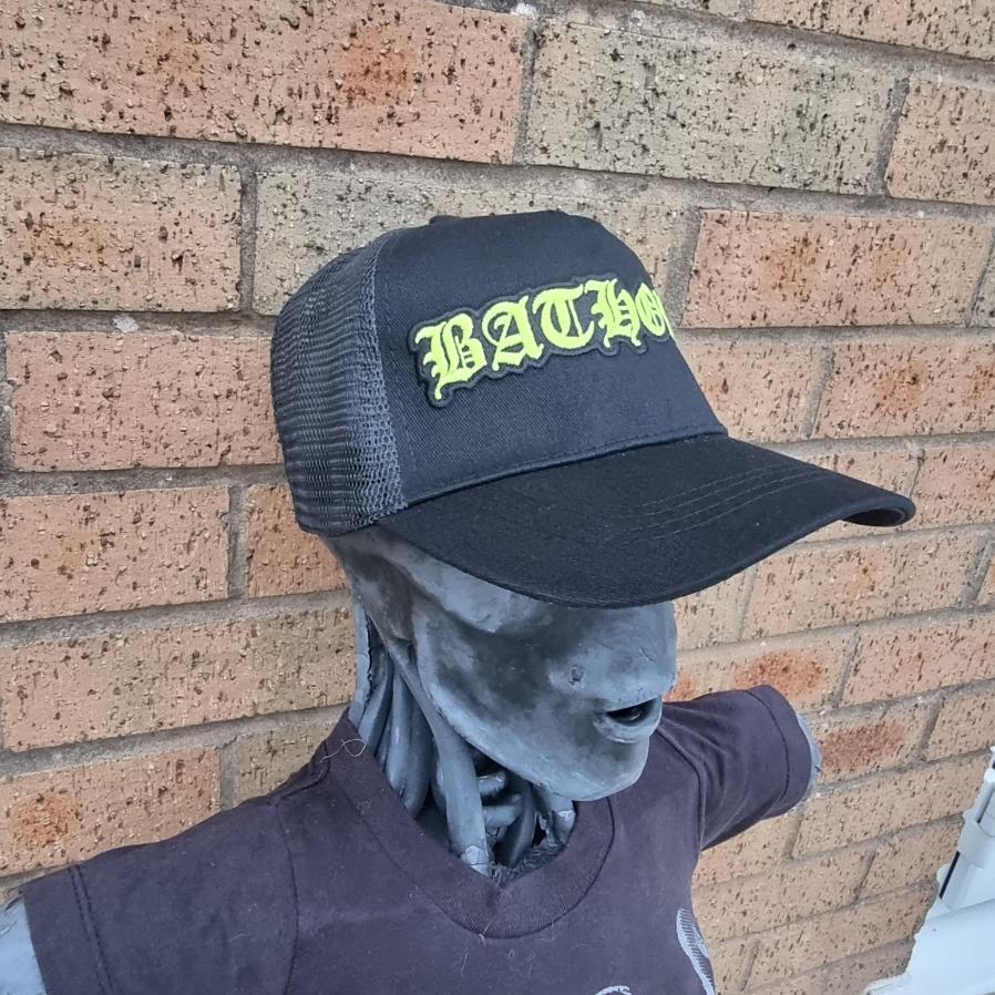 bathory-logo-casquette-trucker-phosphorescente-noire image 4