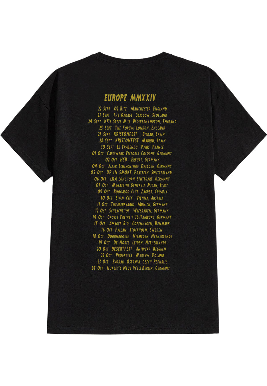 monster-magnet-euro-tour-2024-t-shirt-noir-homme image 2