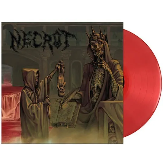 necrot-blood-offerings-vinyle-rouge-death-metal-old-school image 1