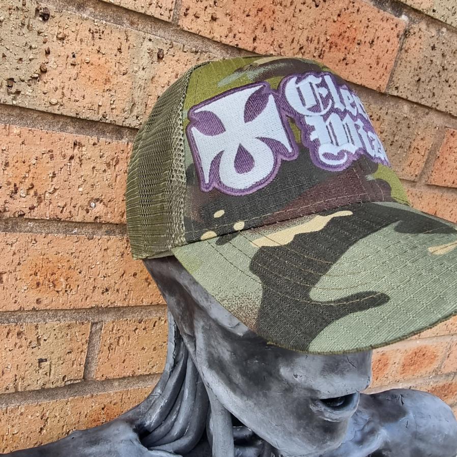 783punx-electric-wizard-casquette-trucker-camo-phosphorescent image 3