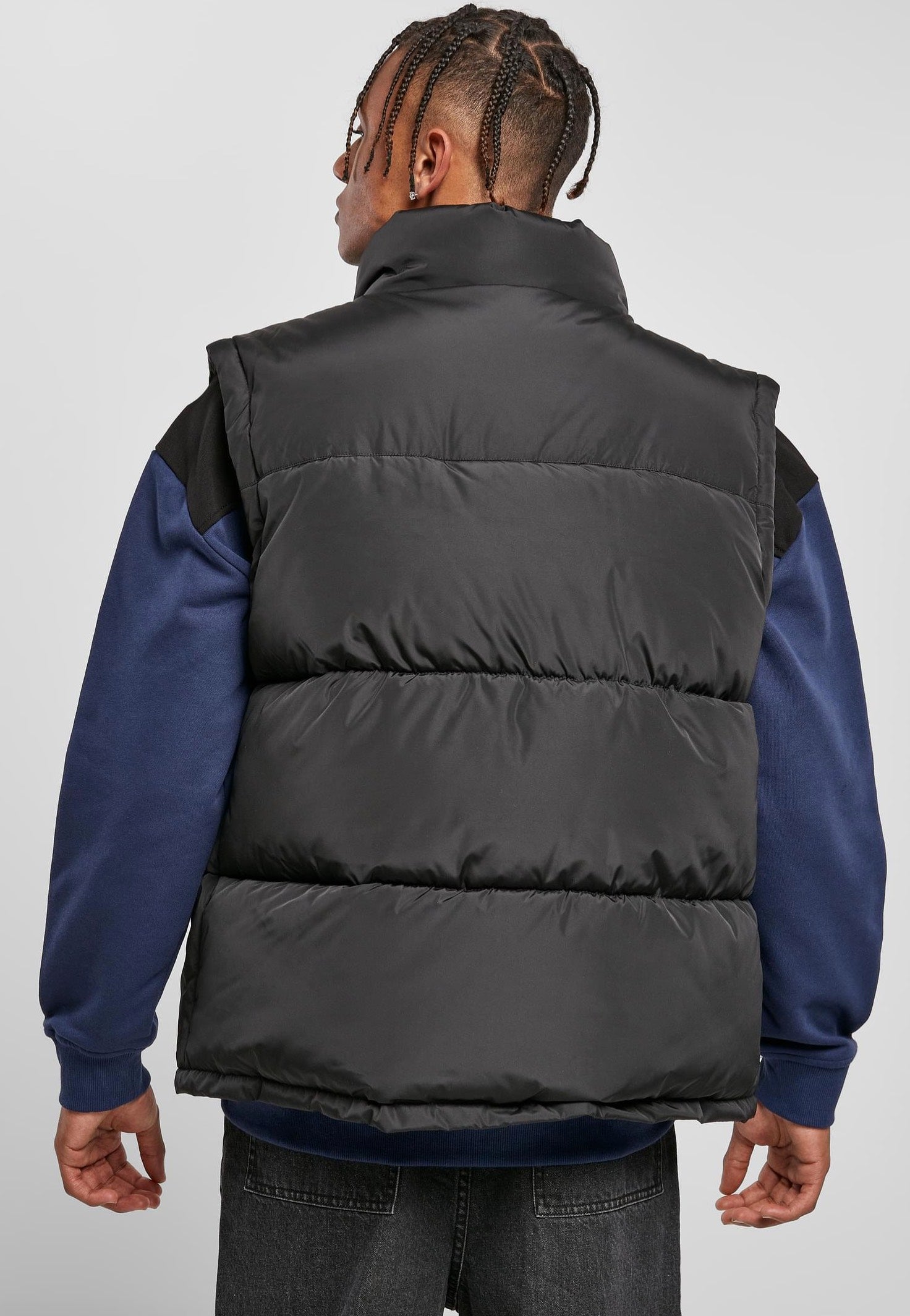 urban-classics-block-puffer-gilet-noir-homme image 4