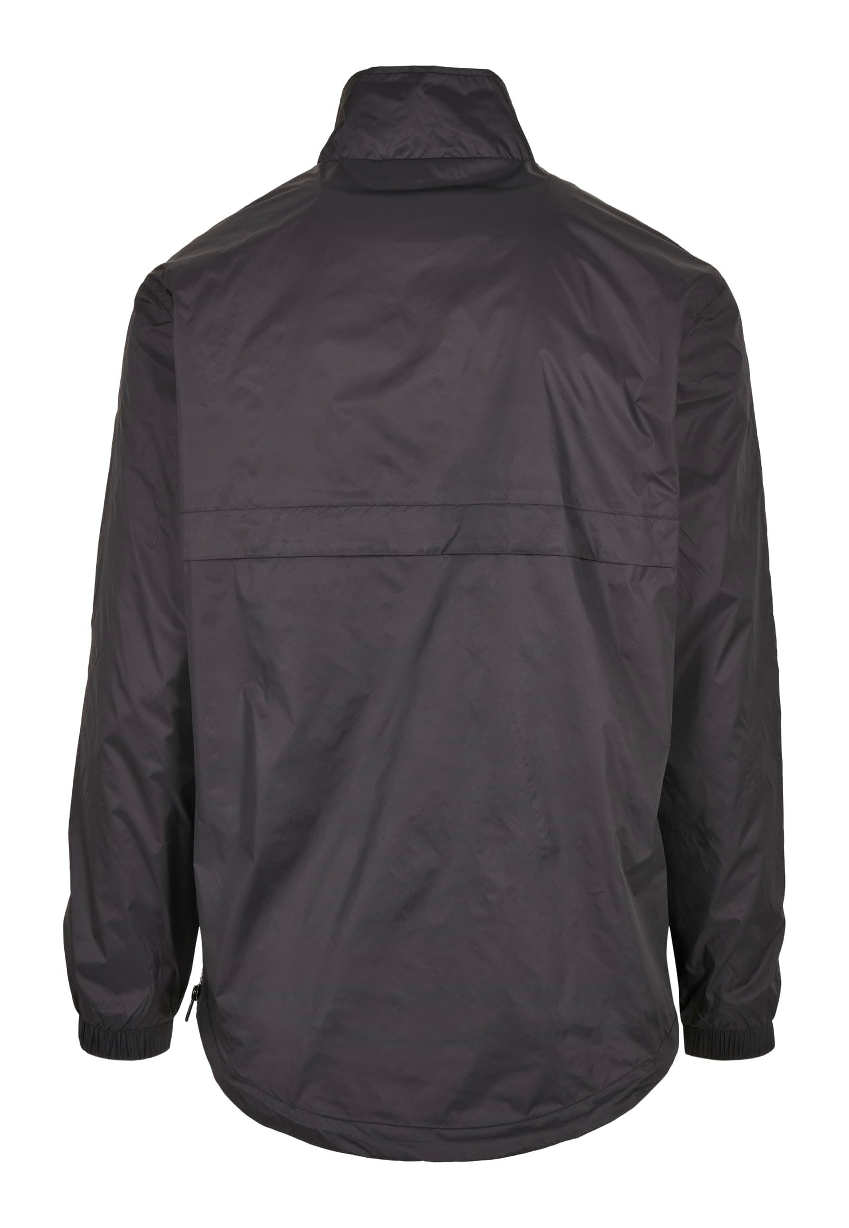 urban-classics-stand-up-collar-veste-noire-homme-pull-over image 7