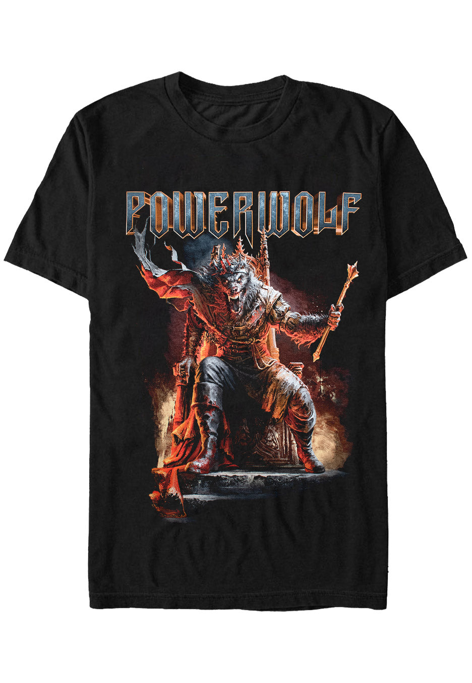 powerwolf-wake-up-the-wicked-t-shirt-noir-l image 1