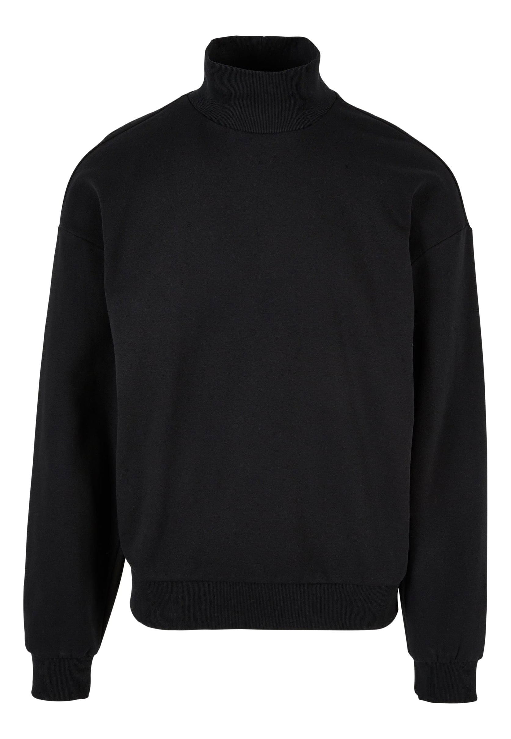 urban-classics-high-rib-neck-pull-noir-homme image 6