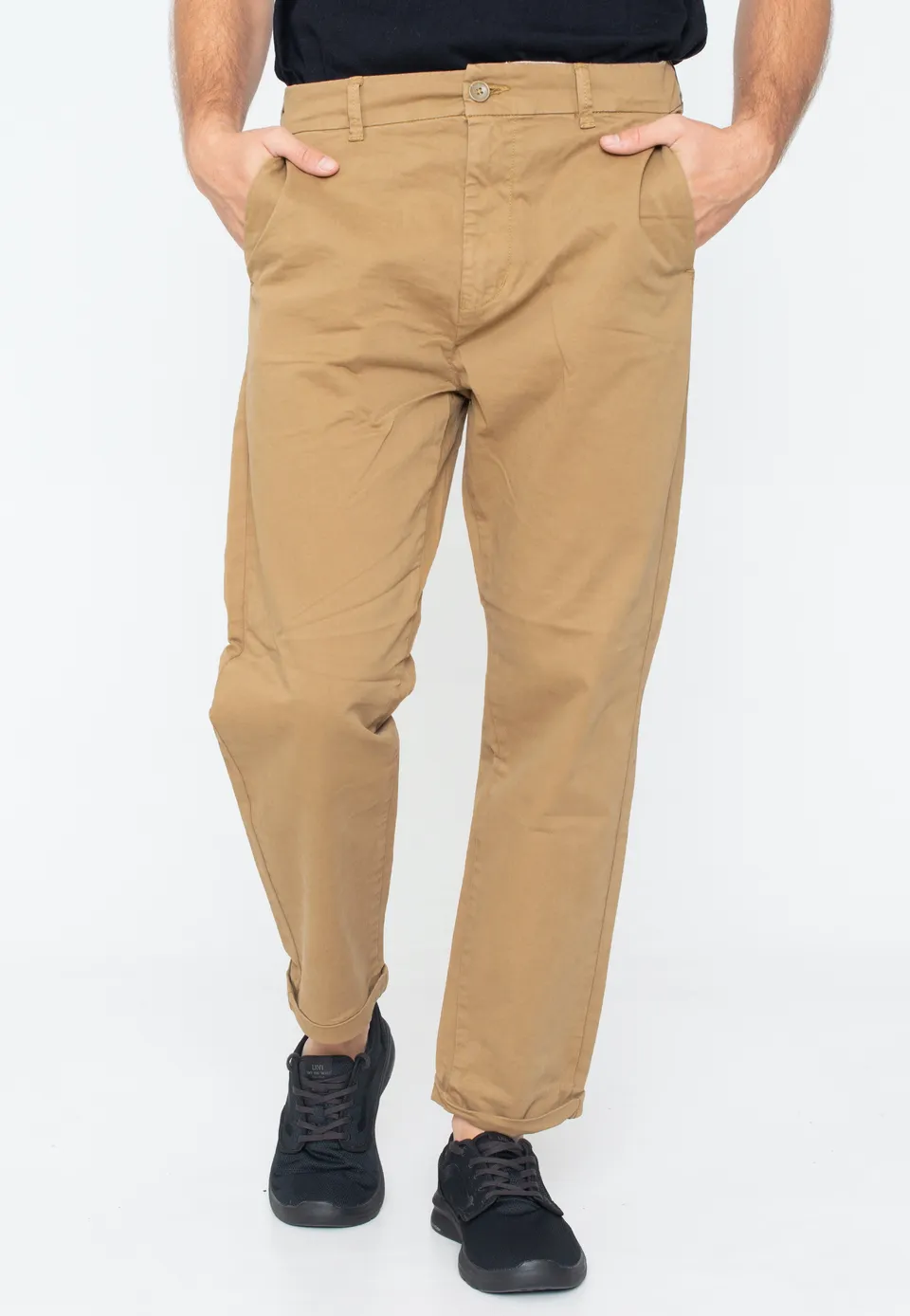 only-sons-kent-cropped-plantation-pantalon-marron-homme image 1