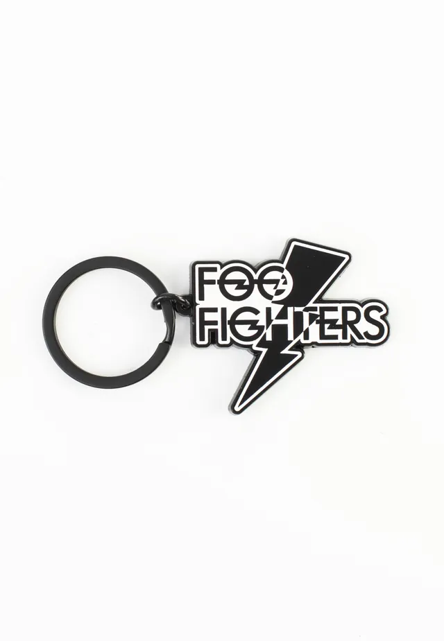 foo-fighters-flash-logo-porte-cl-s-noir image 1