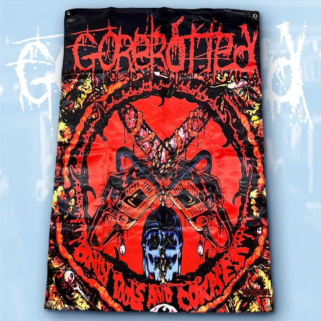 783punx-wall-flag-gorerotted-only-tools-and-corpses-drapeau-100x70 image 1