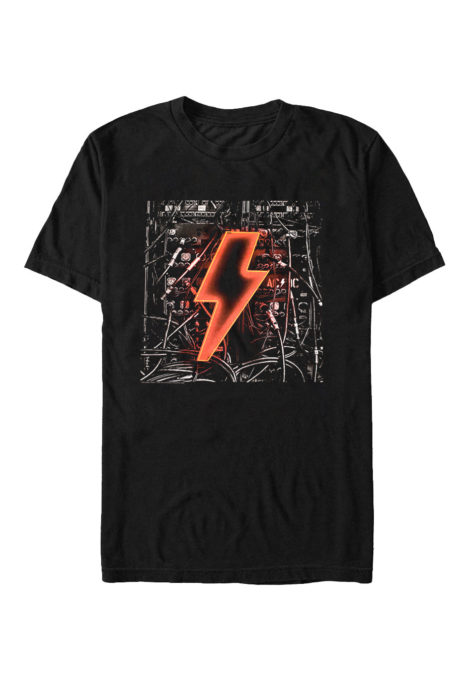 ac-dc-album-cover-t-shirt-noir-manches-courtes image 1