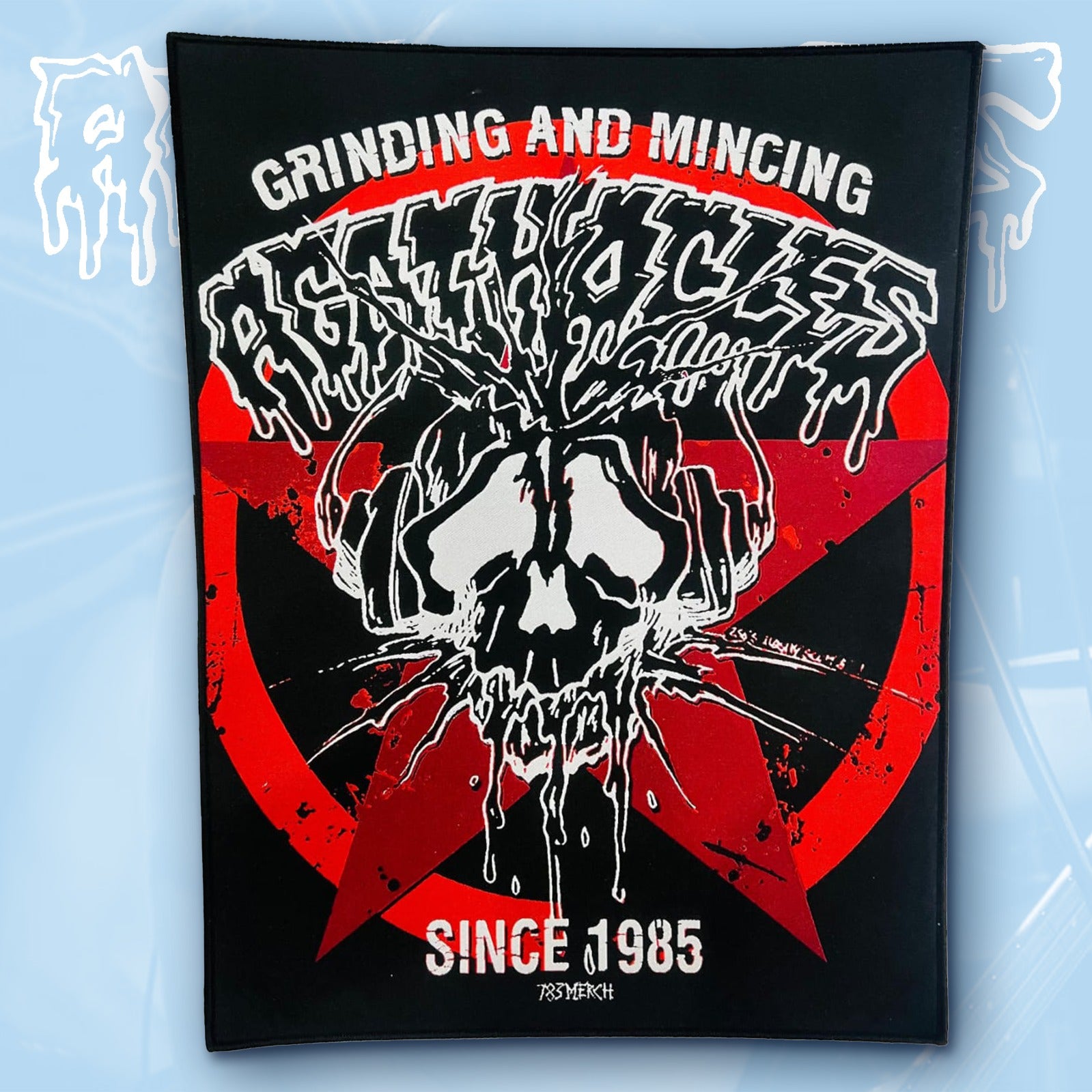 agathocles-grinding-mincing-backpatch-tiss image 2