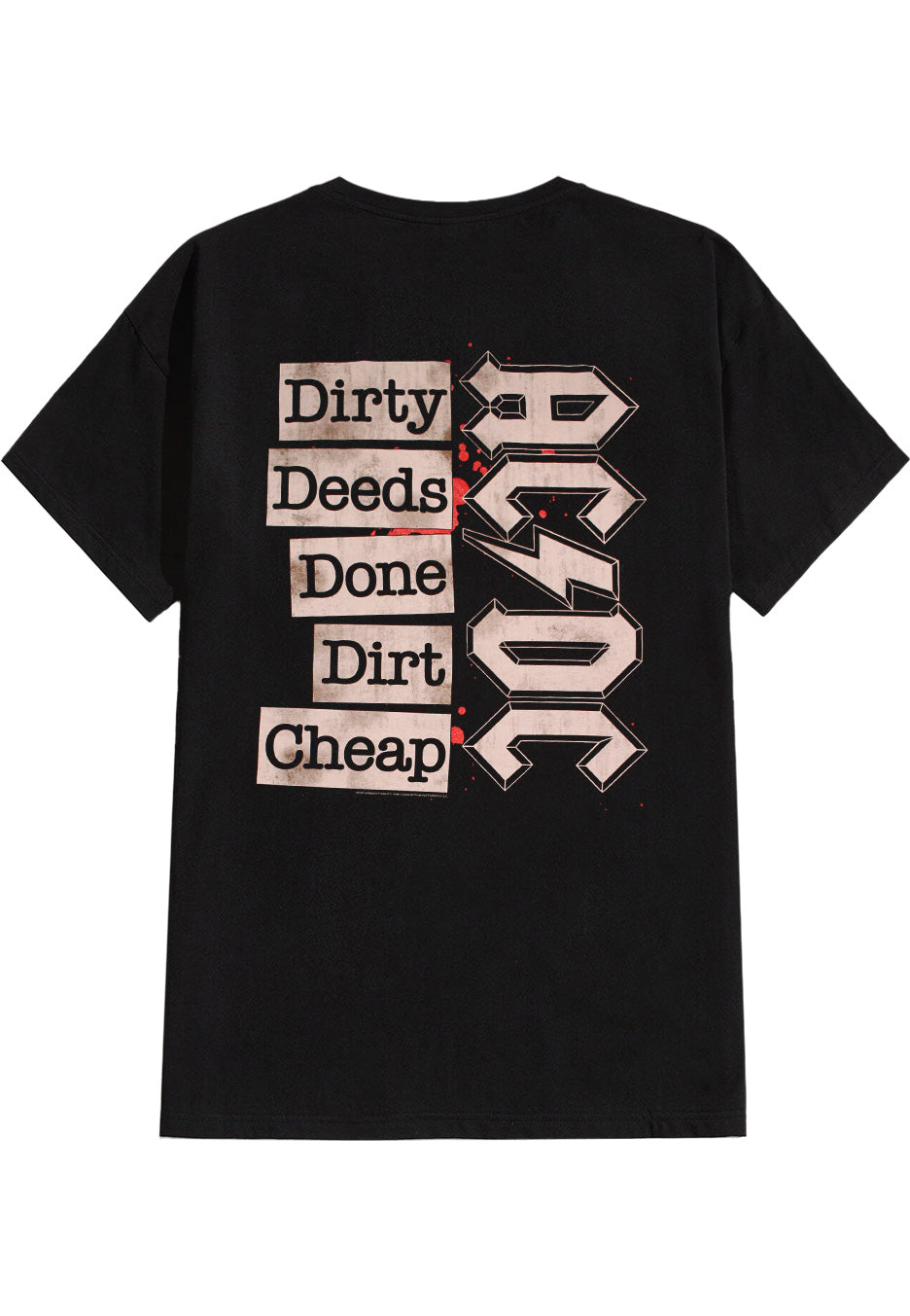 ac-dc-mini-logo-dirty-deeds-t-shirt-noir-homme-manches-courtes image 2